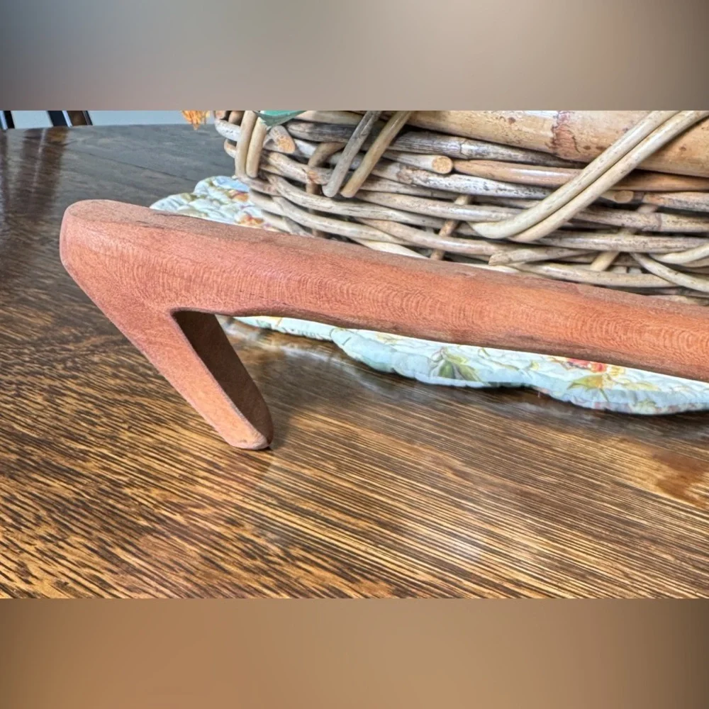Hand Carved Wooden Spoon Rustic Primitive Farmhouse Kitchen Decor. G15